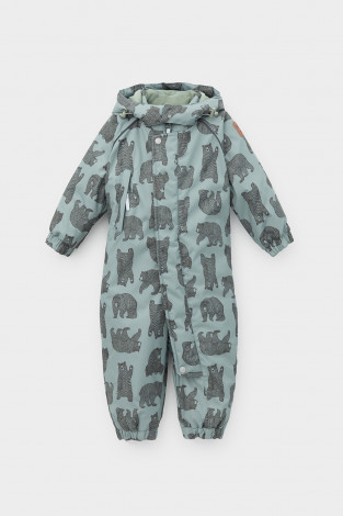 Комбинезоны утепленные для мальчика, артикул: ВК 60032/н/36 Ал, цвет: зеленый