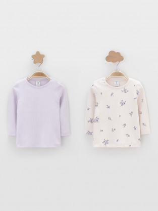 Джемпер для новорожденных, артикул: К 302520-2уп, цвет: фиолетовый