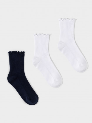 Носки для девочки, артикул: К 9697-3/3 ФВ, цвет: белый