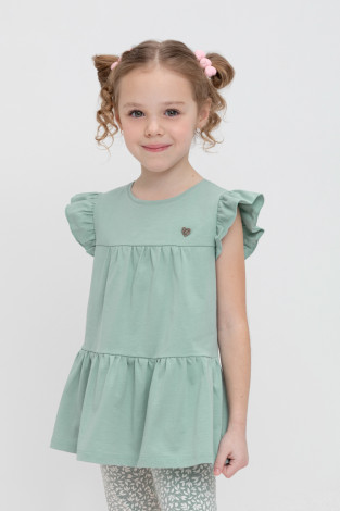 Блузка для девочки, артикул: КР 5874, цвет: минт