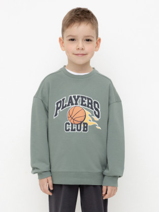 Свитшоты для мальчика, артикул: КР 302392, цвет: зеленый