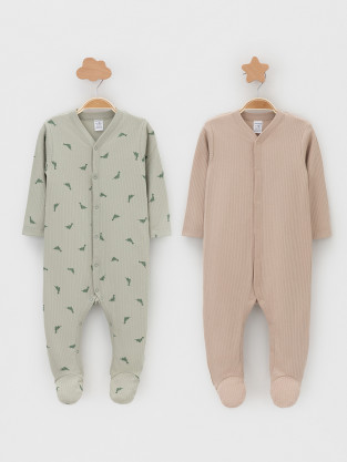 Комбинезон для новорожденных, артикул: К 6523-2уп, цвет: хаки