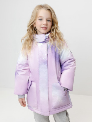 Куртка для девочки, артикул: ВК 38120/н/3 ГР, цвет: розовый