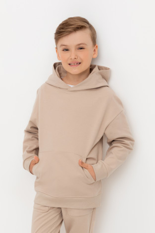 Толстовки для мальчика, артикул: КР 302585, цвет: бежевый