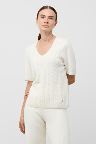 Джемперы женские для мам, артикул: ЕВ 30233/ш, цвет: бежевый