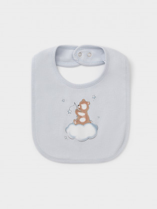 Нагрудник для новорожденных, артикул: К 8526, цвет: голубой