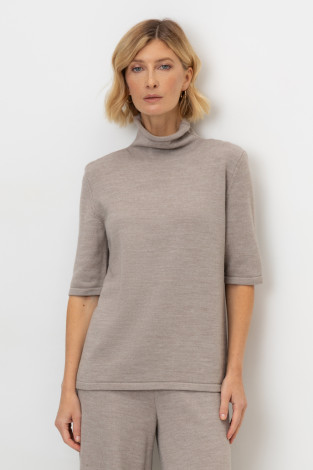 Джемперы женские для мам, артикул: ЕВ 30146/ш, цвет: бежевый