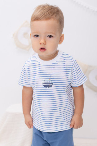 Футболка для мальчика, артикул: КР 302020, цвет: синий