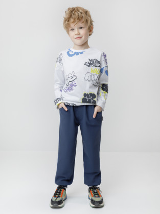 Брюки для мальчика, артикул: КР 400951, цвет: синий