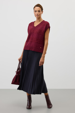 Жилеты женские для мам, артикул: ЕВ 30265/ш, цвет: фиолетовый