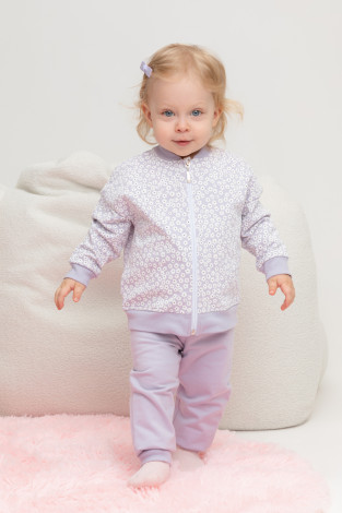 Брюки для девочки, артикул: КР 400660, цвет: фиолетовый