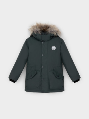 Куртки для мальчика, артикул: ВК 36106/1 ГР (128-158), цвет: зеленый