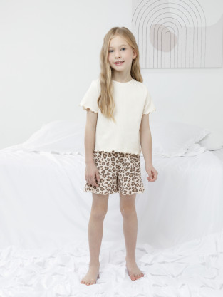 Пижама для девочки, артикул: МП 1670, цвет: светло-розовый