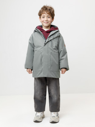 Куртки для мальчика, артикул: ВК 30165/1 ГР (128-152), цвет: хаки