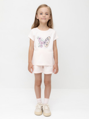 Шорты для девочки, артикул: КР 400417, цвет: розовый