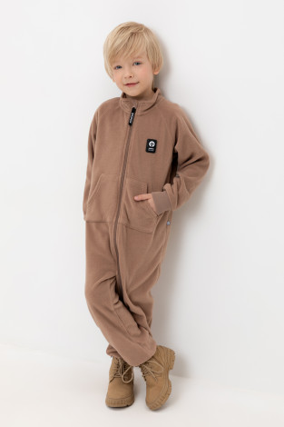 Комбинезон для мальчика, артикул: ФЛ 60006/2 ГР, цвет: бежевый