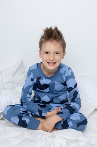 Пижама для мальчика, артикул: К 1561/24, цвет: синий