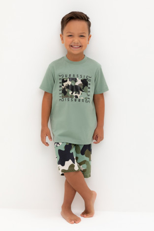 Пижама для мальчика, артикул: К 1528, цвет: зеленый