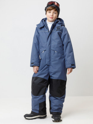 Комбинезоны утепленные для мальчика, артикул: ВК 60129/4 ГР (128-158), цвет: синий