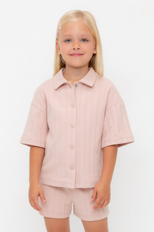 Рубашка для девочки, артикул: КР 302718, цвет: розовый