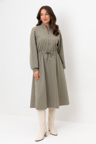 Платья женские для мам, артикул: ЕВТ 5054, цвет: зеленый