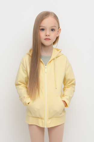 Жакет для девочки, артикул: К 301988, цвет: желтый