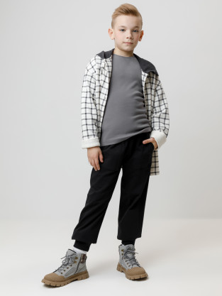 Брюки для мальчика, артикул: КР 400661-1, цвет: черный