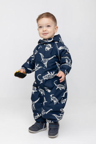 Комбинезоны утепленные для мальчика, артикул: ВК 60085/н/42 ГР, цвет: темно-синий