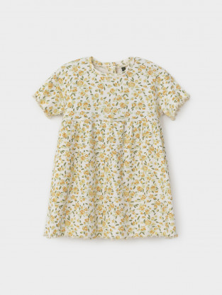 Платье для девочки, артикул: КР 5972, цвет: желтый