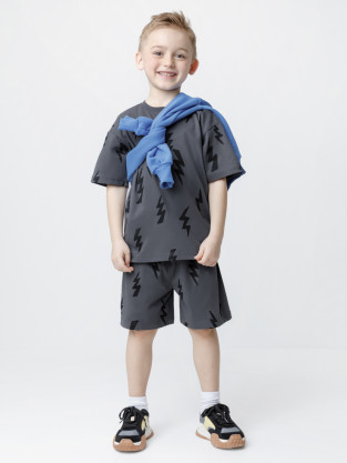 Шорты для мальчика, артикул: КР 400923, цвет: темно-серый
