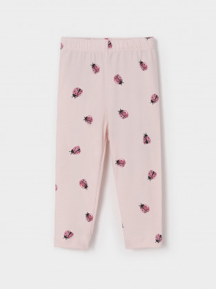 Лосины для девочки, артикул: КР 4321, цвет: светло-розовый