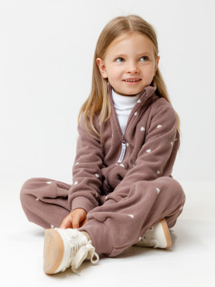 Комбинезон для девочки, артикул: ФЛ 60005/н/8 ГР, цвет: розовый