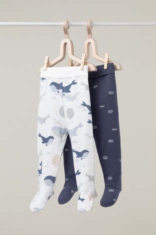 Ползунки для новорожденных, артикул: К 400220-2уп, цвет: синий