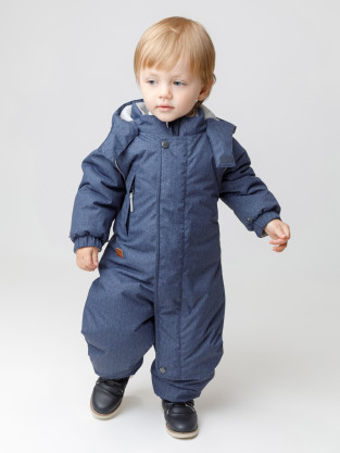 Комбинезоны утепленные для мальчика, артикул: ВК 60032/н/66 Ал, цвет: синий