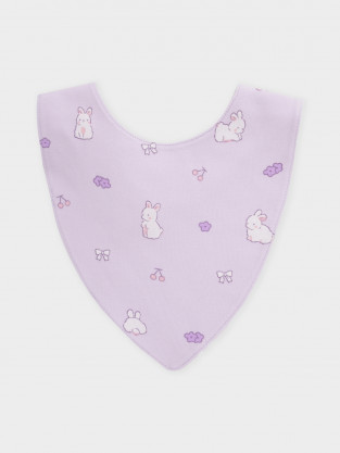 Нагрудник для новорожденных, артикул: К 8519, цвет: фиолетовый