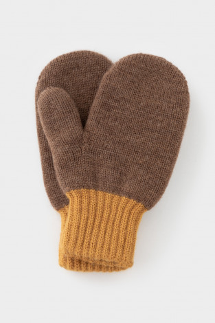 Рукавицы для девочки, артикул: КВ 10025/ш, цвет: бежевый