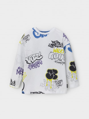 Лонгсливы для мальчика, артикул: КР 302273-1, цвет: белый