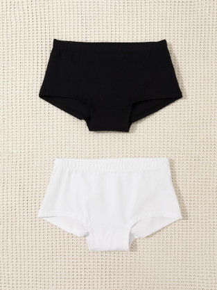 Трусы для девочки, артикул: К 1968-2уп, цвет: белый