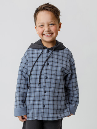 Рубашки для мальчика, артикул: КР 302780, цвет: синий