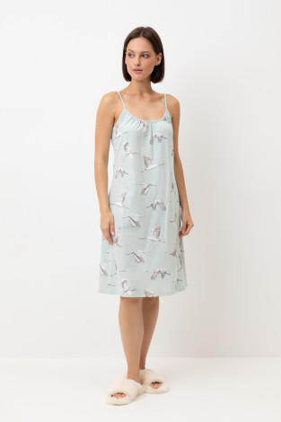 Сорочки ночные женские для мам, артикул: Е 10053, цвет: голубой