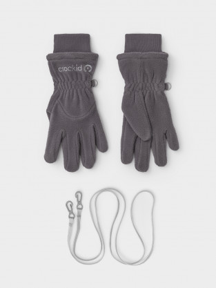 Перчатки, артикул: ФЛ 10001/25/60 ГР, цвет: темно-серый