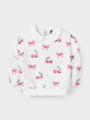 Свитшоты для девочки, артикул: КР 302961-1, цвет: сахар