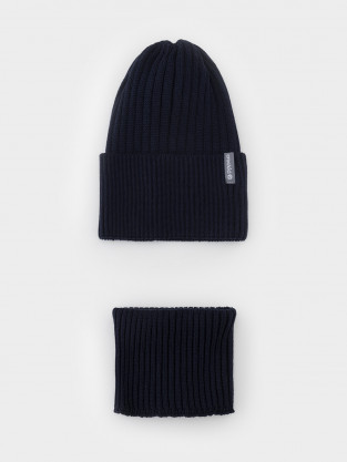 Комплект вязаный для мальчика, артикул: КВ 22012/25, цвет: синий