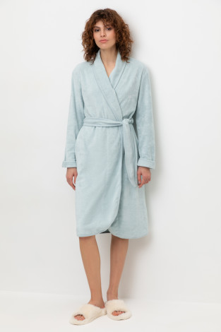 Халаты женские для мам, артикул: Е 50001/24, цвет: голубой