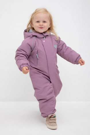 Комбинезоны утепленные для девочки, артикул: ВК 60032/4 УЗГ, цвет: бордовый