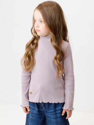 Водолазки для девочки, артикул: КР 302872, цвет: фиолетовый