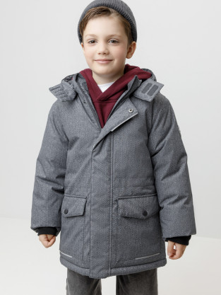 Куртки для мальчика, артикул: ВК 36107/н/2 ГР, цвет: серый