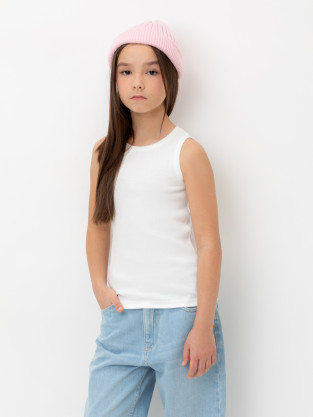 Футболка для девочки, артикул: КР 302729, цвет: сахар