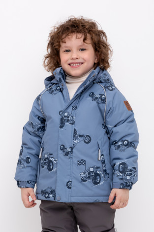Куртки для мальчика, артикул: ВК 36084/н/4 ГР, цвет: голубой