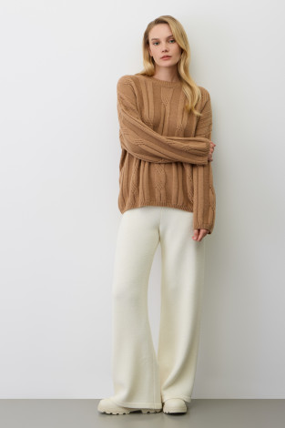 Джемперы женские для мам, артикул: ЕВ 30251/ш, цвет: бежевый